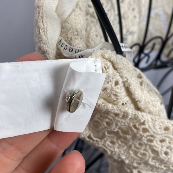 LULUS Somedays Lovin' Tambourine Cream Crochet Top - Size Small - Picture 11 of 12